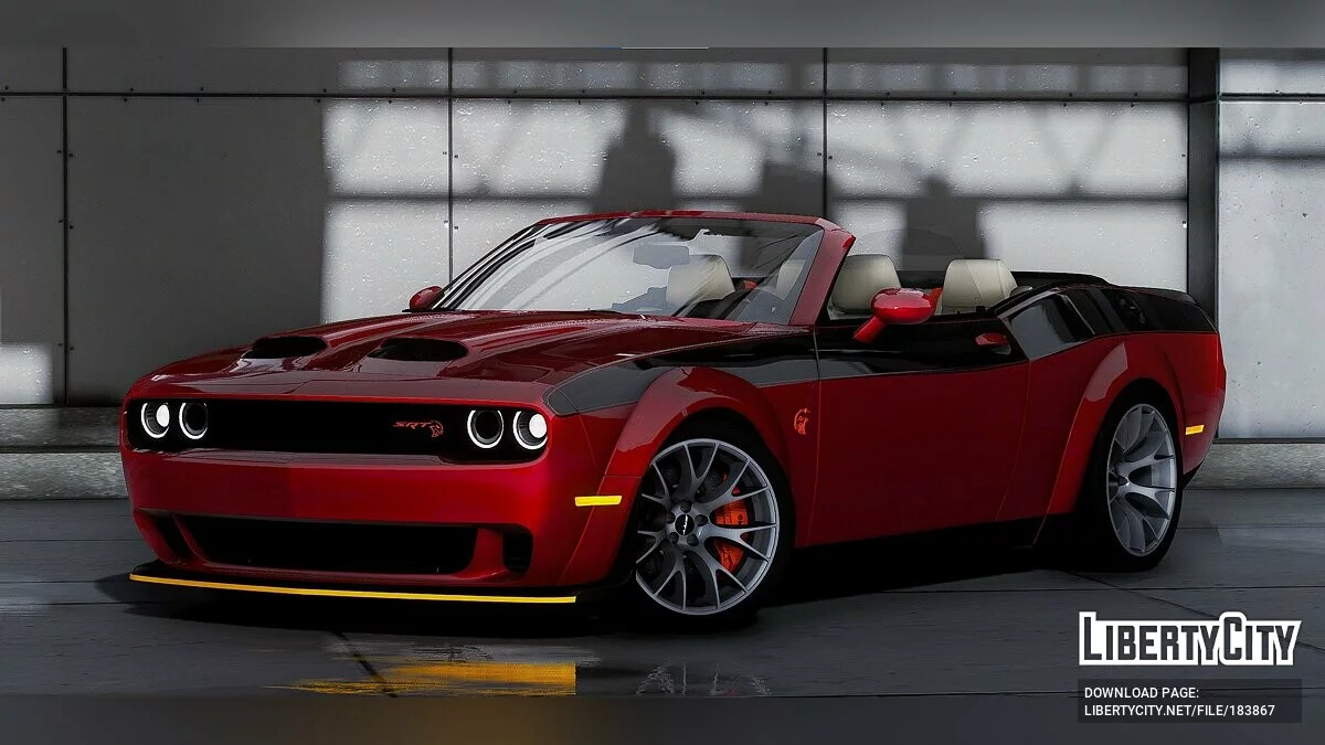 2023 Dodge Challenger Convertible Jailbreak Vert / GTA 5