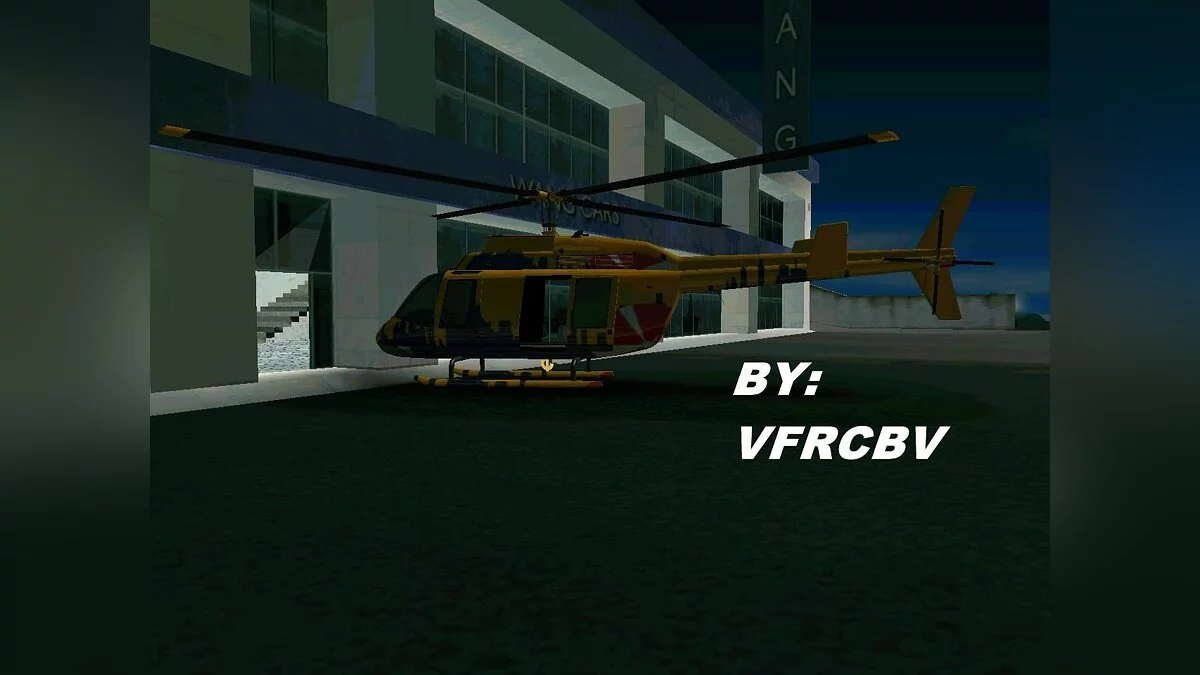 Экскурсионный вертолёт из gta 4 / GTA San Andreas