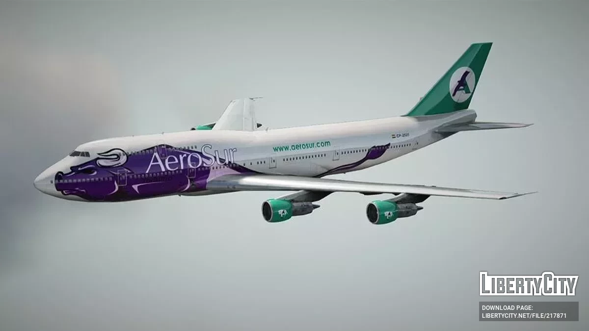 Boeing 747-300 PW [VehFuncs] / GTA San Andreas