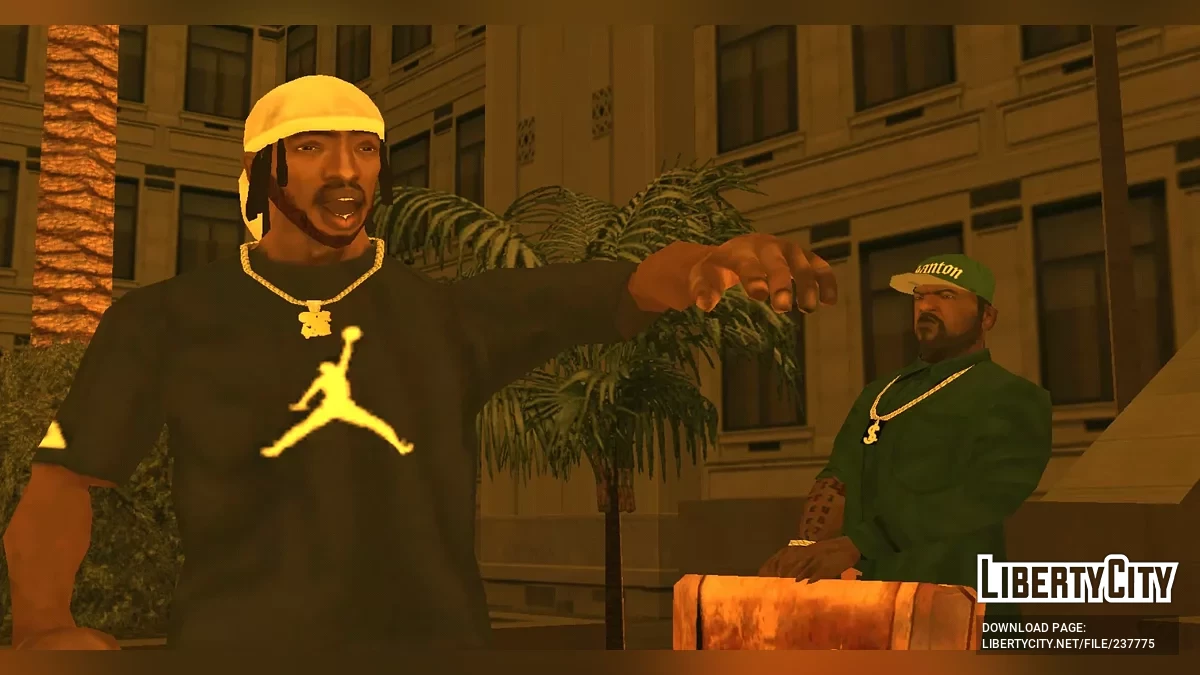 Серая футболка Джордан (SA Style) / GTA San Andreas