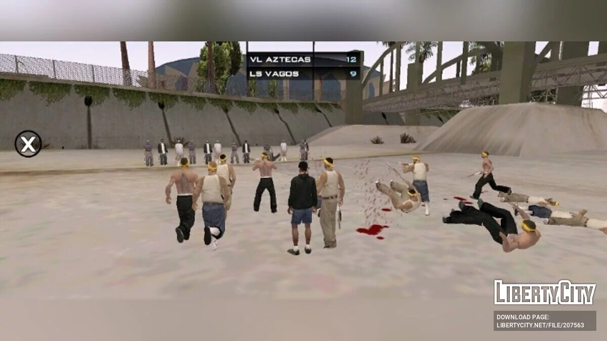 Война банд: 14 на 14 / GTA San Andreas (iOS, Android)