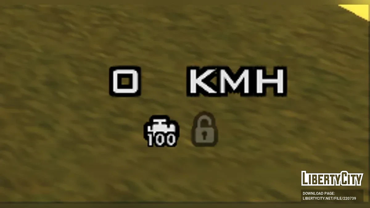 Спидометр в стиле SA / GTA San Andreas