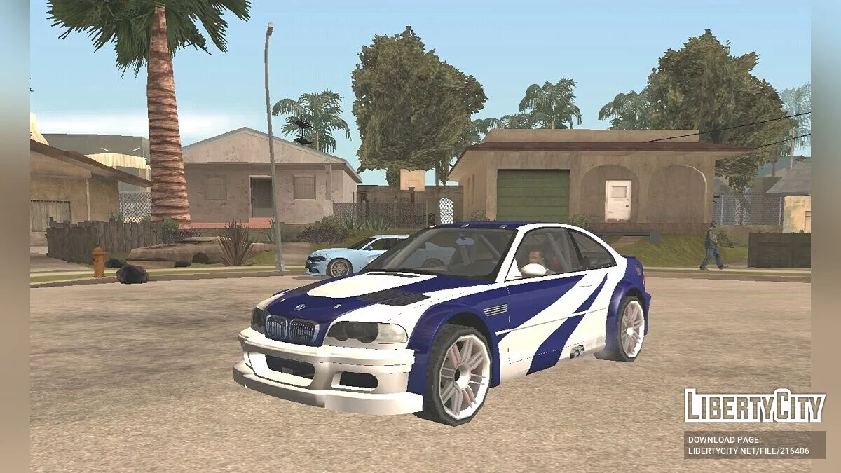 BMW M3 GTR SA Style & DFF Only / GTA San Andreas (iOS, Android)