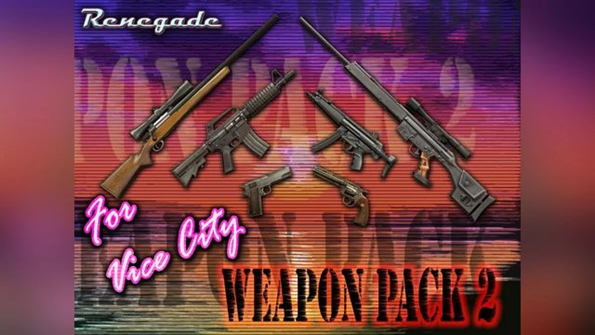 Gunpack from Renegade / GTA Vice City